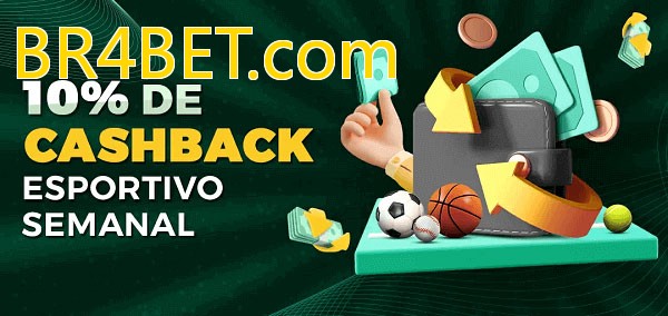 10% de bônus de cashback na BR4BET.com