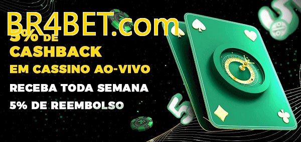 Promoções do cassino ao Vivo BR4BET.com